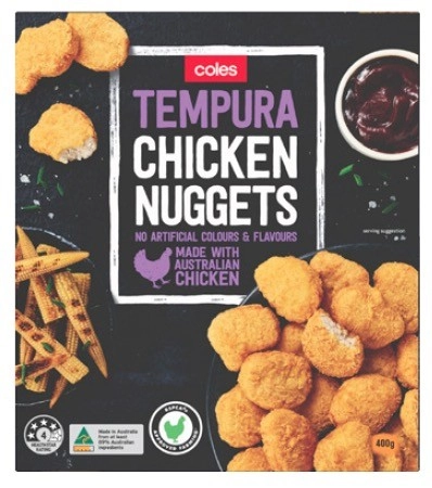 Coles Tempura Chicken Nuggets 400g