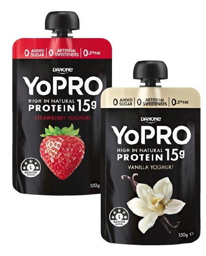 Danone YoPro Yoghurt Pouch 150g