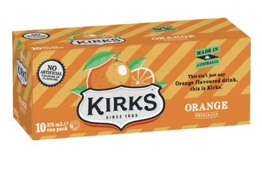 Kirks Soft Drink 10x375mL