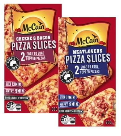 McCain Pizza Slices 6 Pack 600g