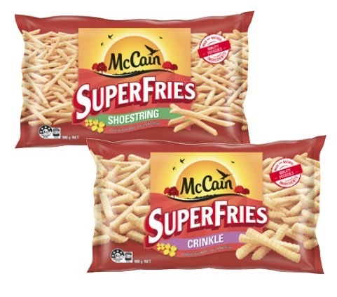 McCain Superfries Potato Chips 900g