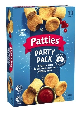 Patties Party Pack 30 Pieces 1.25kg