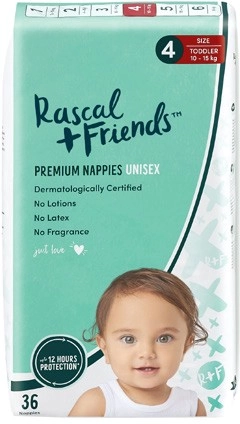 Rascal + Friends Bulk Nappies 26 Pack-54 Pack