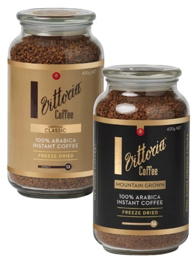 Vittoria Freeze Dried Instant Coffee 400g