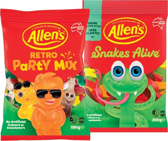 Allen’s Medium Bags 140-200g Selected Varieties