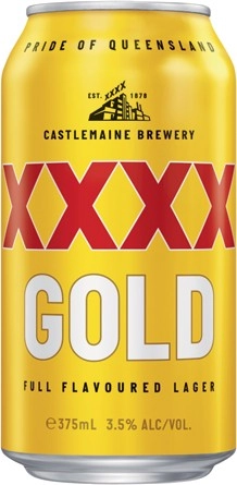 XXXX Gold 30 Can Block