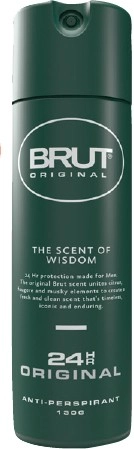 Brut Anti‑Perspirant or Body Spray 130g Selected Varieties