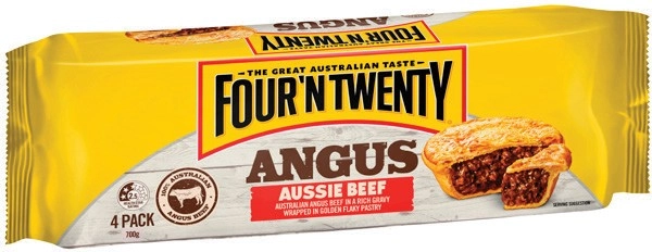 Four’N Twenty Pies 4 Pack Selected Varieties