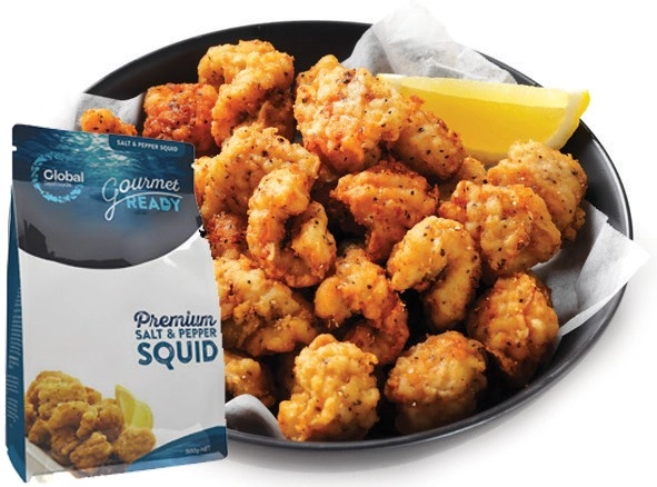 Global Seafoods Salt & Pepper Squid 500g