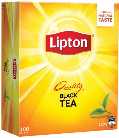 Lipton Quality Black or English Breakfast Tea Bags 100 Pack