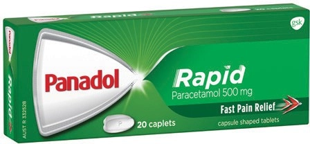 Panadol Rapid Caplets 20 Pack**