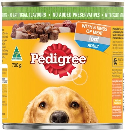 Pedigree Dog Food 700g Selected Varieties