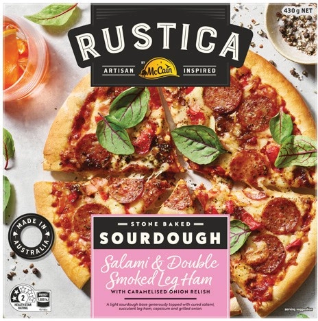 Rustica by McCain Stone Baked Pizza 335‑445g Selected Varieties