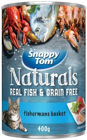 Snappy Tom Naturals Wet Cat Food 400g Selected Varieties