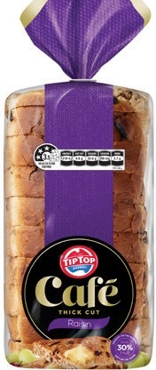 Tip Top Café Raisin Toast 650g