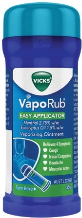 Vicks VapoRub Easy Applicator Vaporizing Ointment 35g