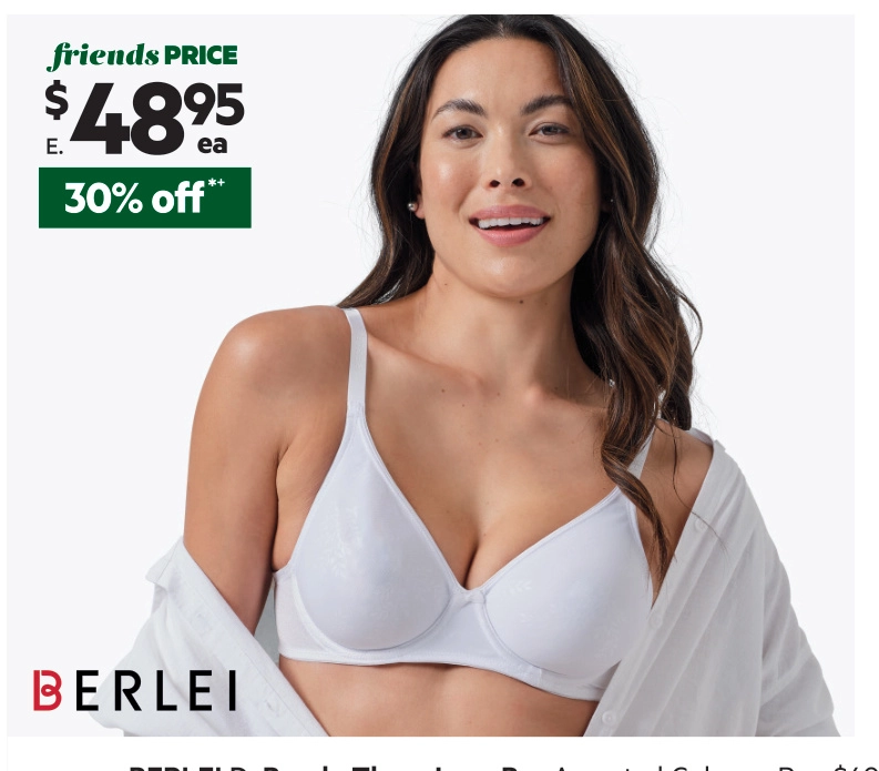 Berlei Women's Sweatergirl Non-Contour Bra Soft Powder