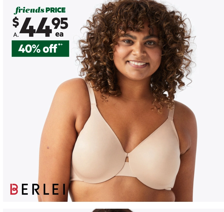 Berlei Women's Understate Full Coverage Bra Black