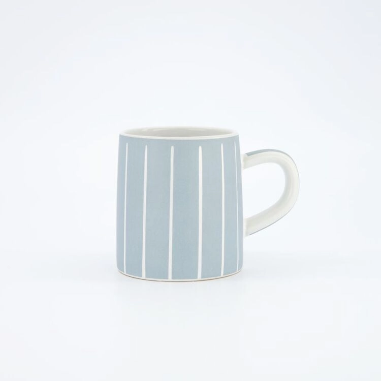 Chyka Home Candy Stripes Mug Blue