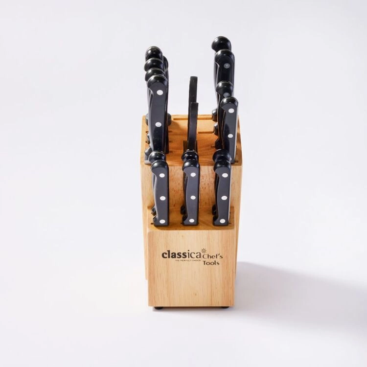 Classica Chef's Tools 17-Piece Knife Block Set