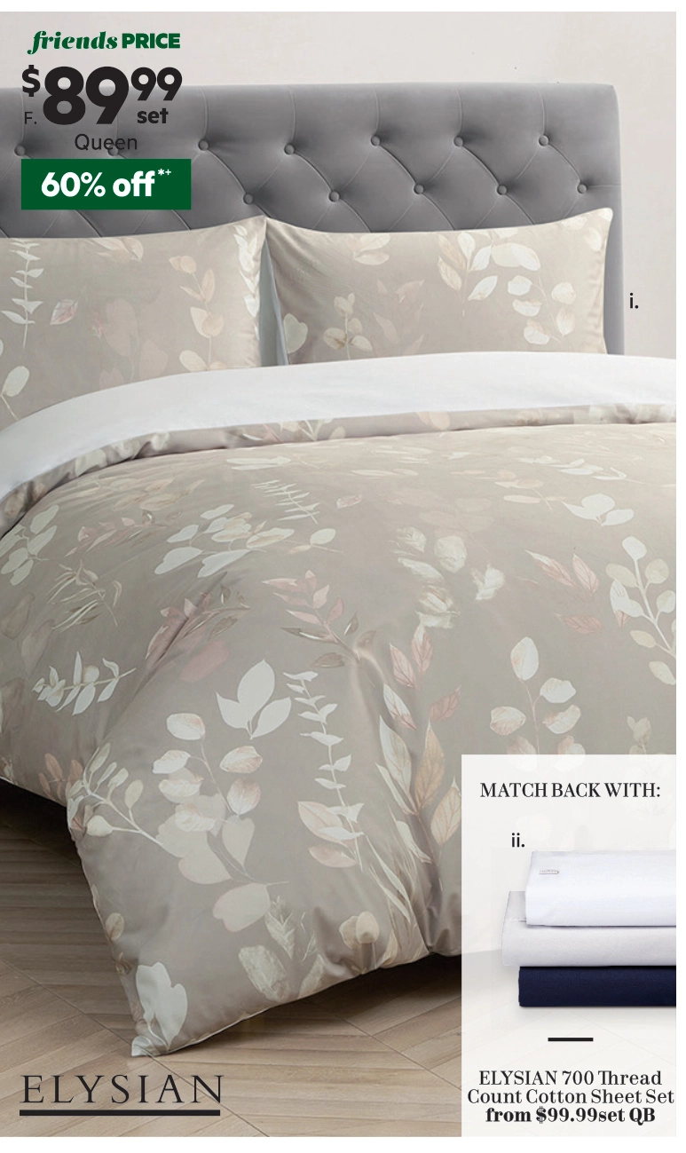 Elysian Adeline Velvet Quilt Cover Set Taupe