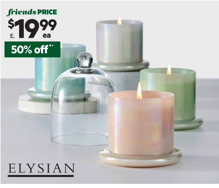 Elysian Glass Cloche Candle Revive