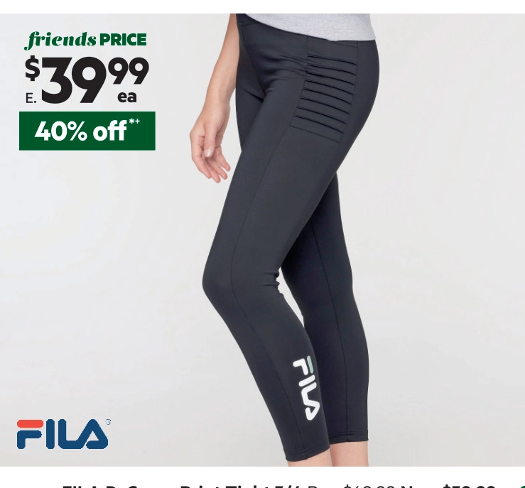 FILA Women's Mia Tight Black