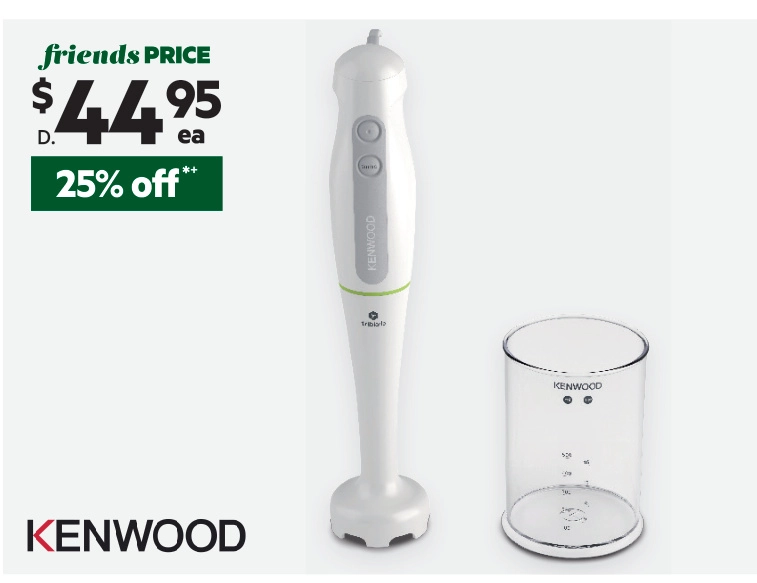 Kenwood Triblade Hand Blender HDP101WG