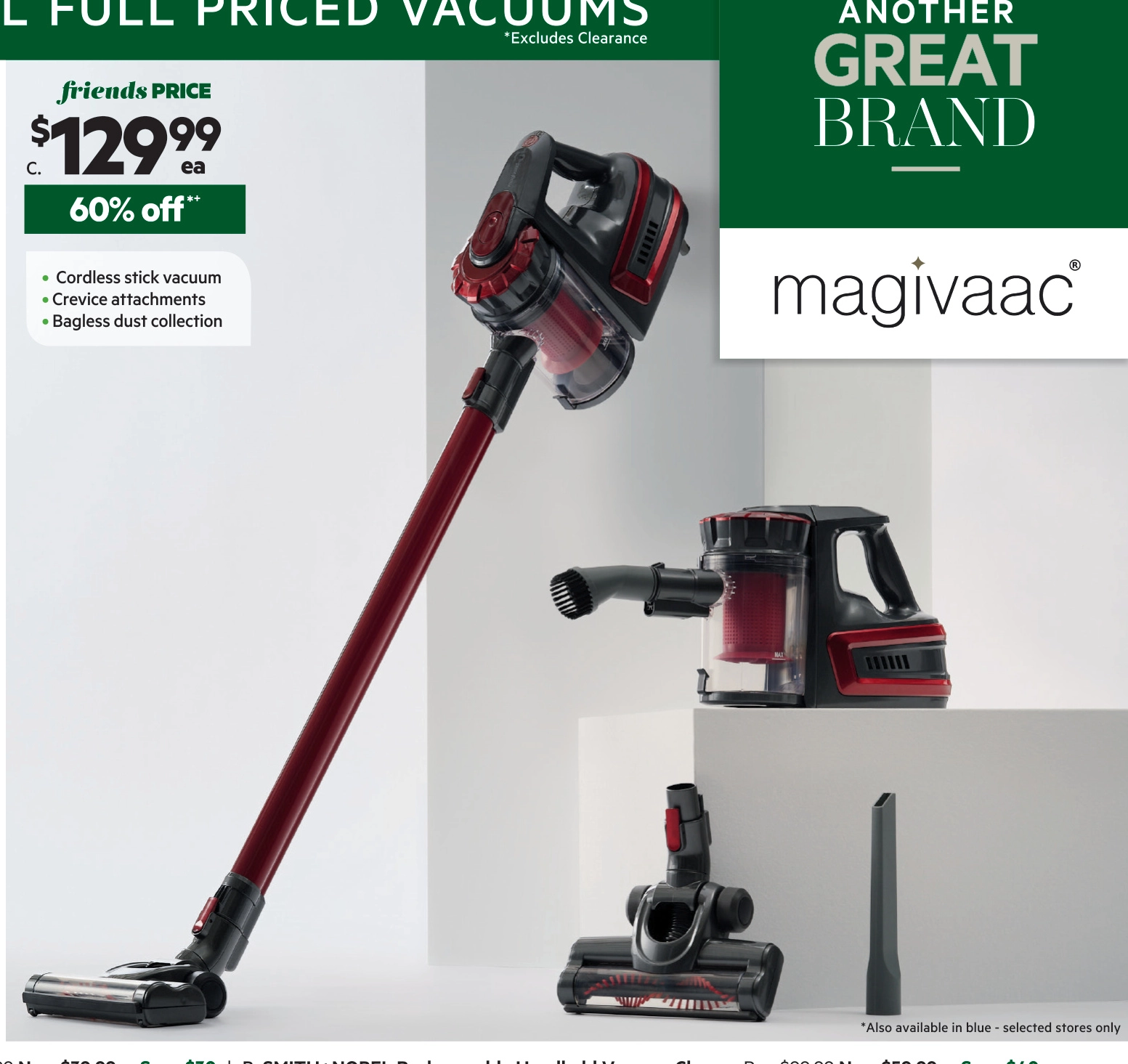 Magivaac Cordless Stick Vacuum Cleaner CVR2200