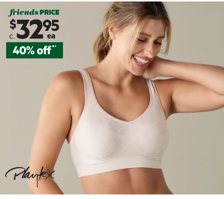 Playtex Women's Flex Fit Contour Bra Sandshell