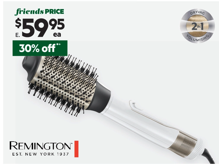 Remington Hydraluxe Volumising Blow Dry Brush AS8901AU