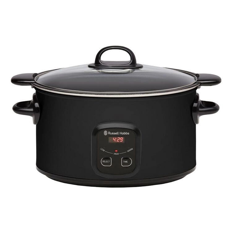 Russell Hobbs 6L Searing Slow Cooker Matte Black RHSC650BLK