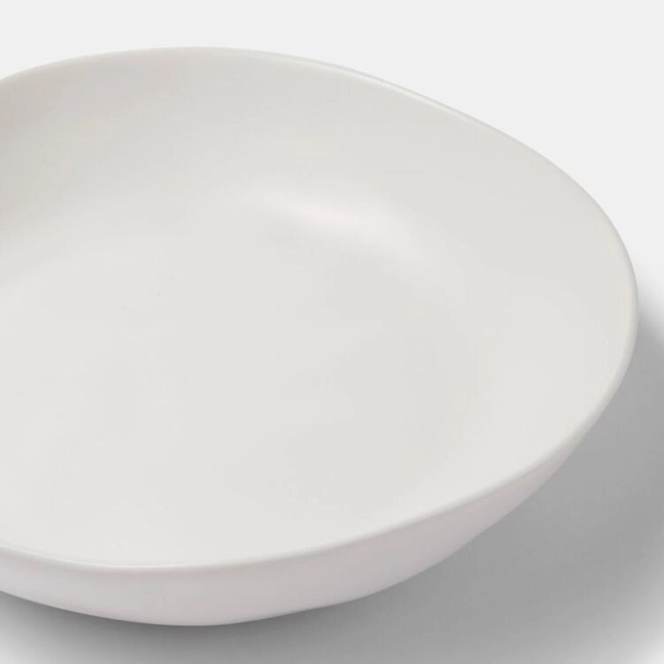 Shaynna Blaze Evening 18 cm Pasta Bowl Matte White