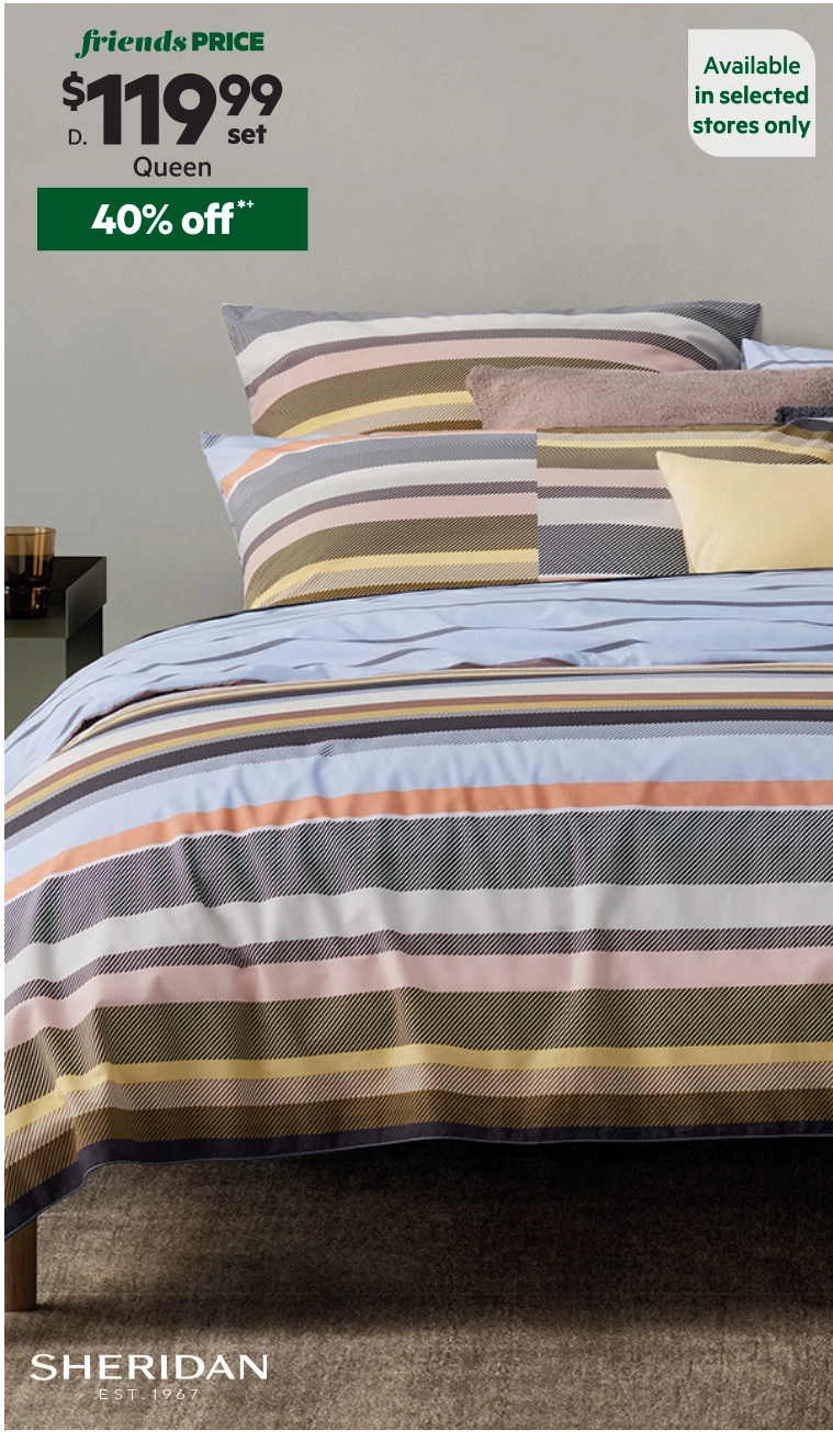 Sheridan Talley Cotton Quilt Cover Set Multicoloured