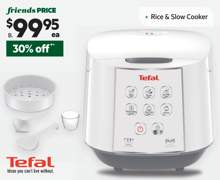 Tefal Easy Rice & Slow Cooker RK732