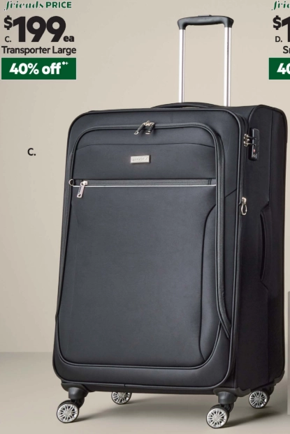 Tosca Transporter Range 30" Large Case Black