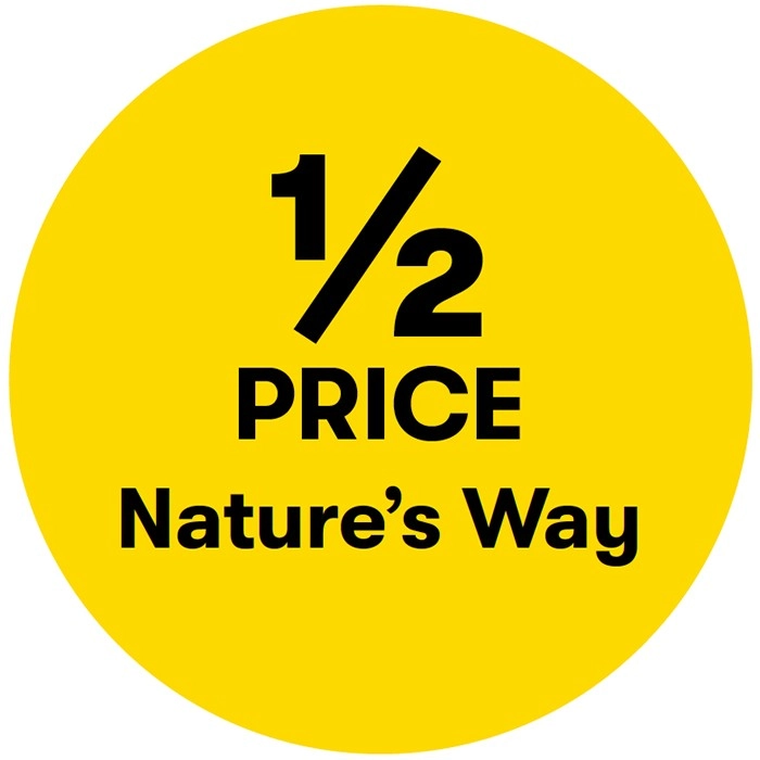 1/2 Price on Nature’s Way