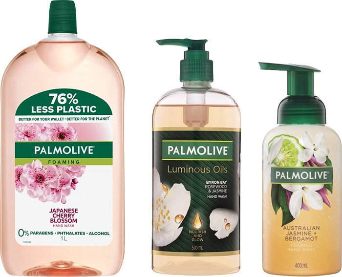 1/2 Price on Palmolive Hand Wash Refill, Luminous Oils Hand Wash and Foam Handwash