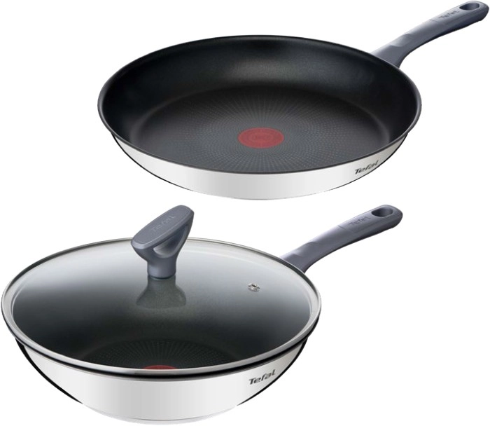 1/2 Price on Tefal Daily Cook Induction Non-Stick Stainless Steel Frypan 30cm or Wok 28cm