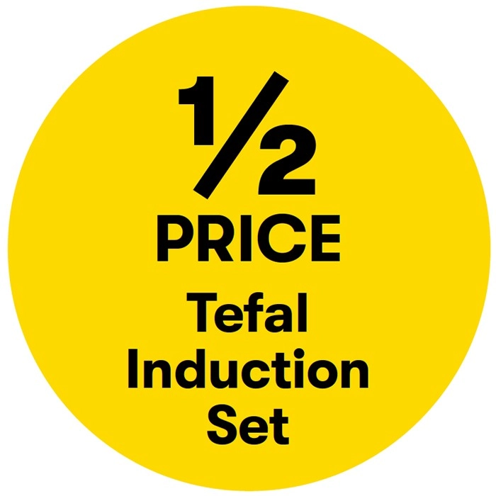 1/2 Price on Tefal Induction Set