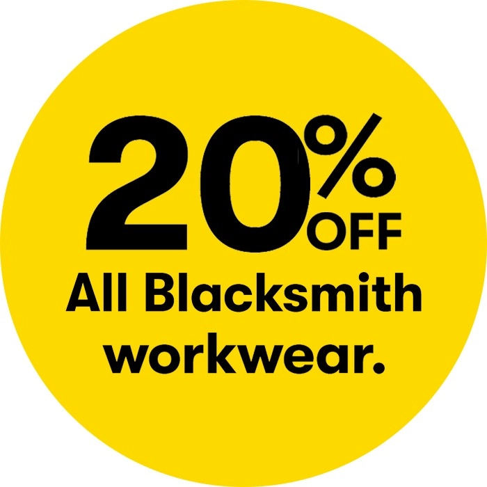 20% off All Blacksmith Workwear