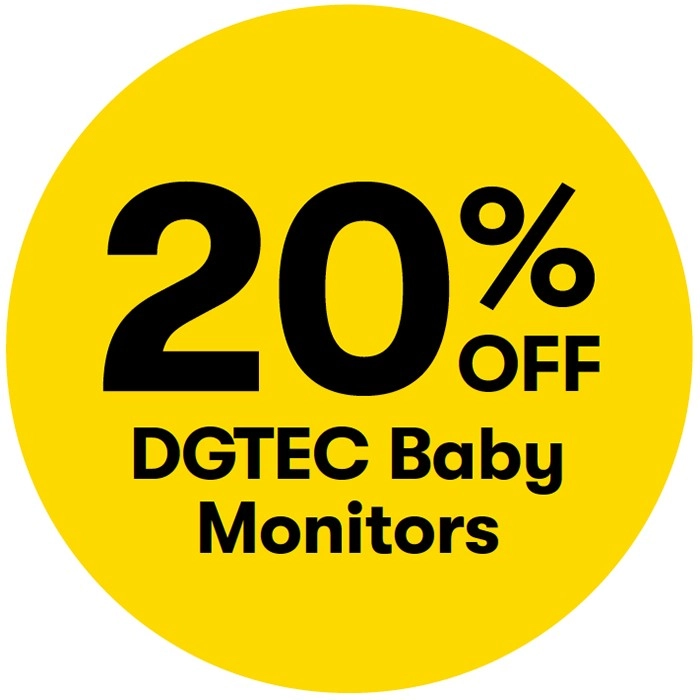 20% off DGTEC Baby Monitors