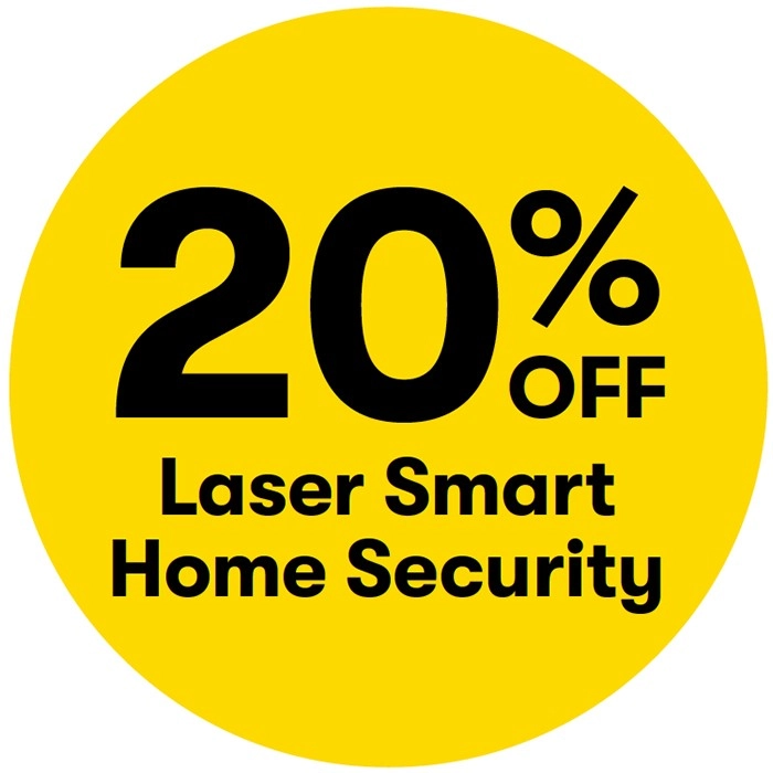 20% off Laser Smart Home Security