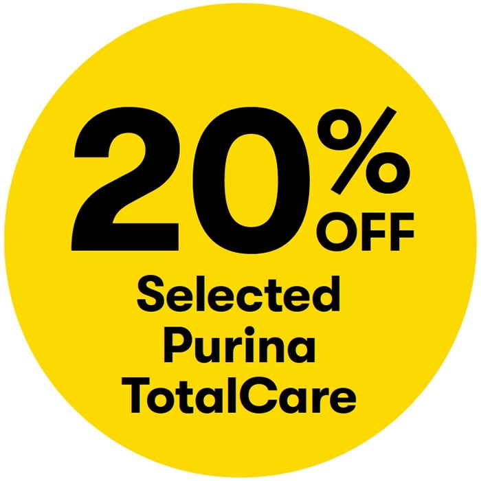 20% off Selected Purina TotalCare