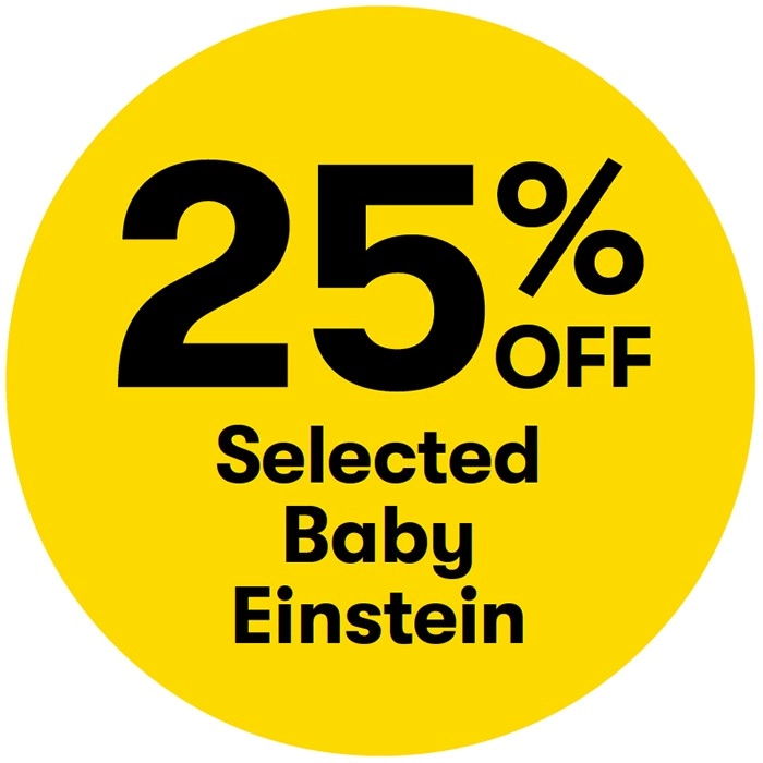 25% off Selected Baby Einstein