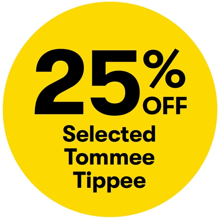 25% off Selected Tommee Tippee