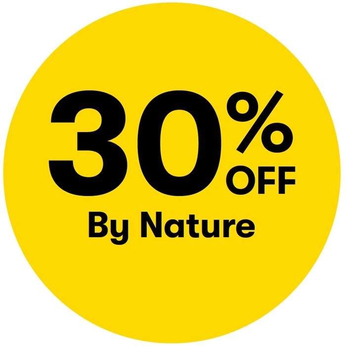 30% off By Nature