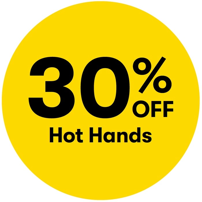 30% off Hot Hands