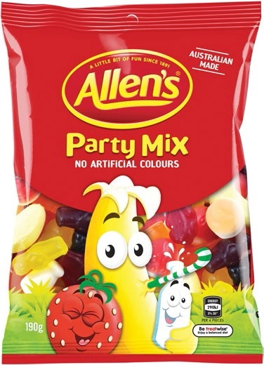 Allen’s Party Mix Bag 190g