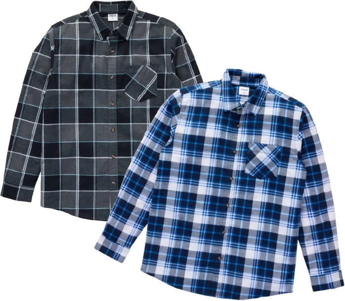 Allgood. Men’s Long Sleeve Flannelette Shirt